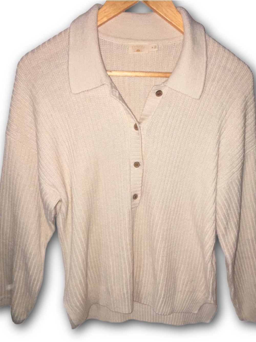 Faherty Brand Miramar Linen Relaxed Polo Sweater In Summer Sand